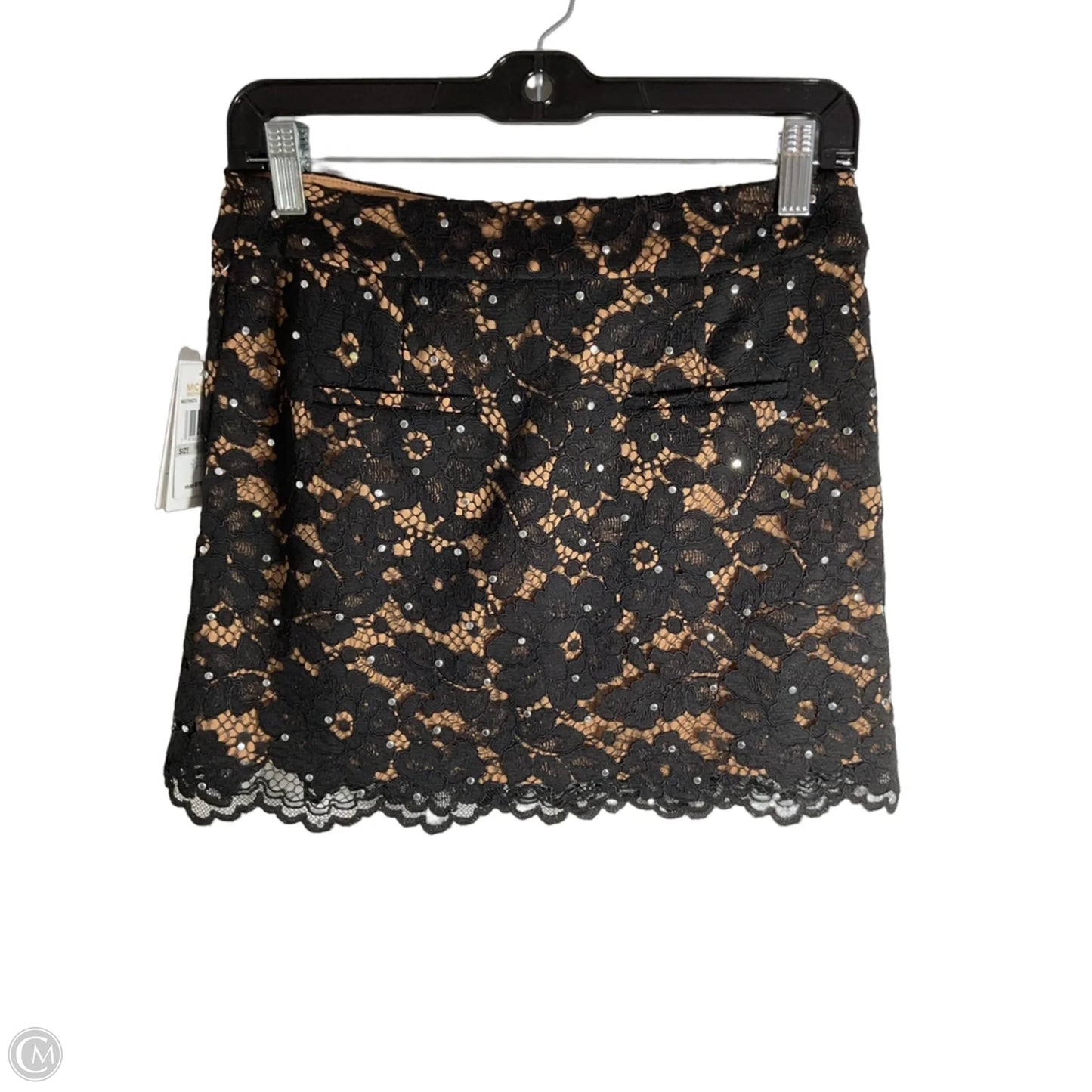 Skirt Mini & Short By Michael By Michael Kors In Black & Tan, Size: 0