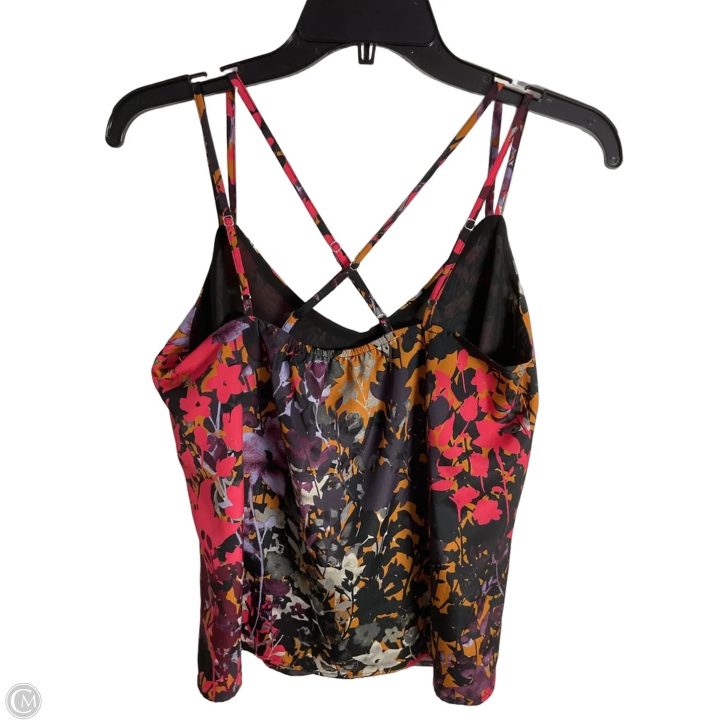 Top Sleeveless By Allison Joy In Black & Pink, Size: Xs
