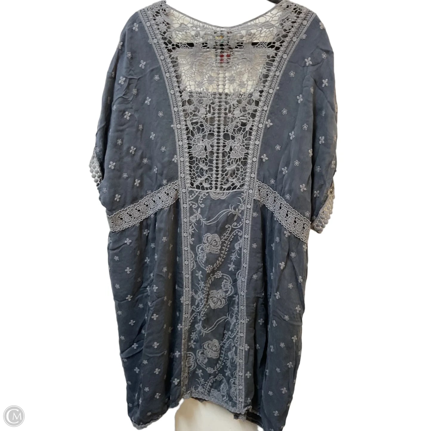 Dress Party Midi By Johnny Was In Grey, Size: Xl