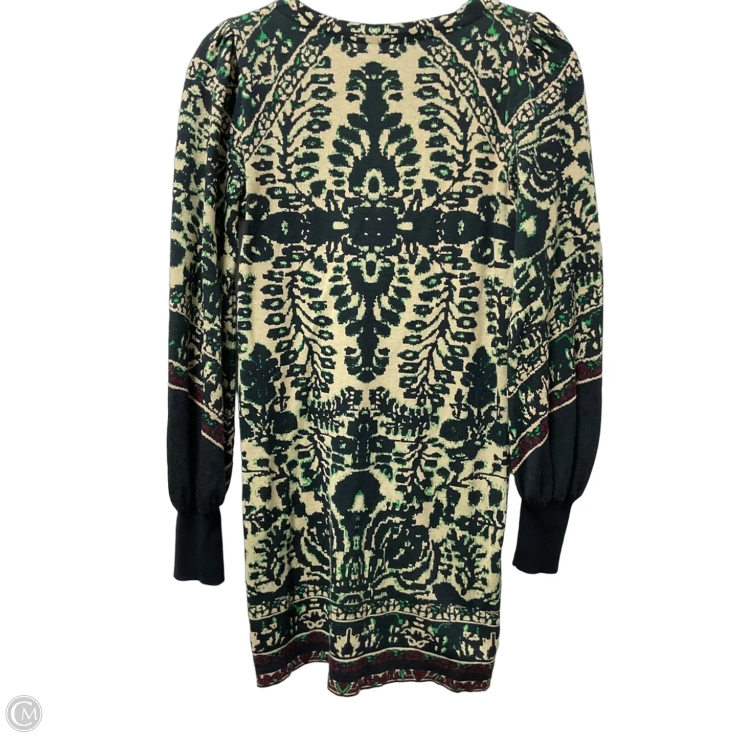 Dress Sweater By Free People In Blue & Green, Size: Xxs