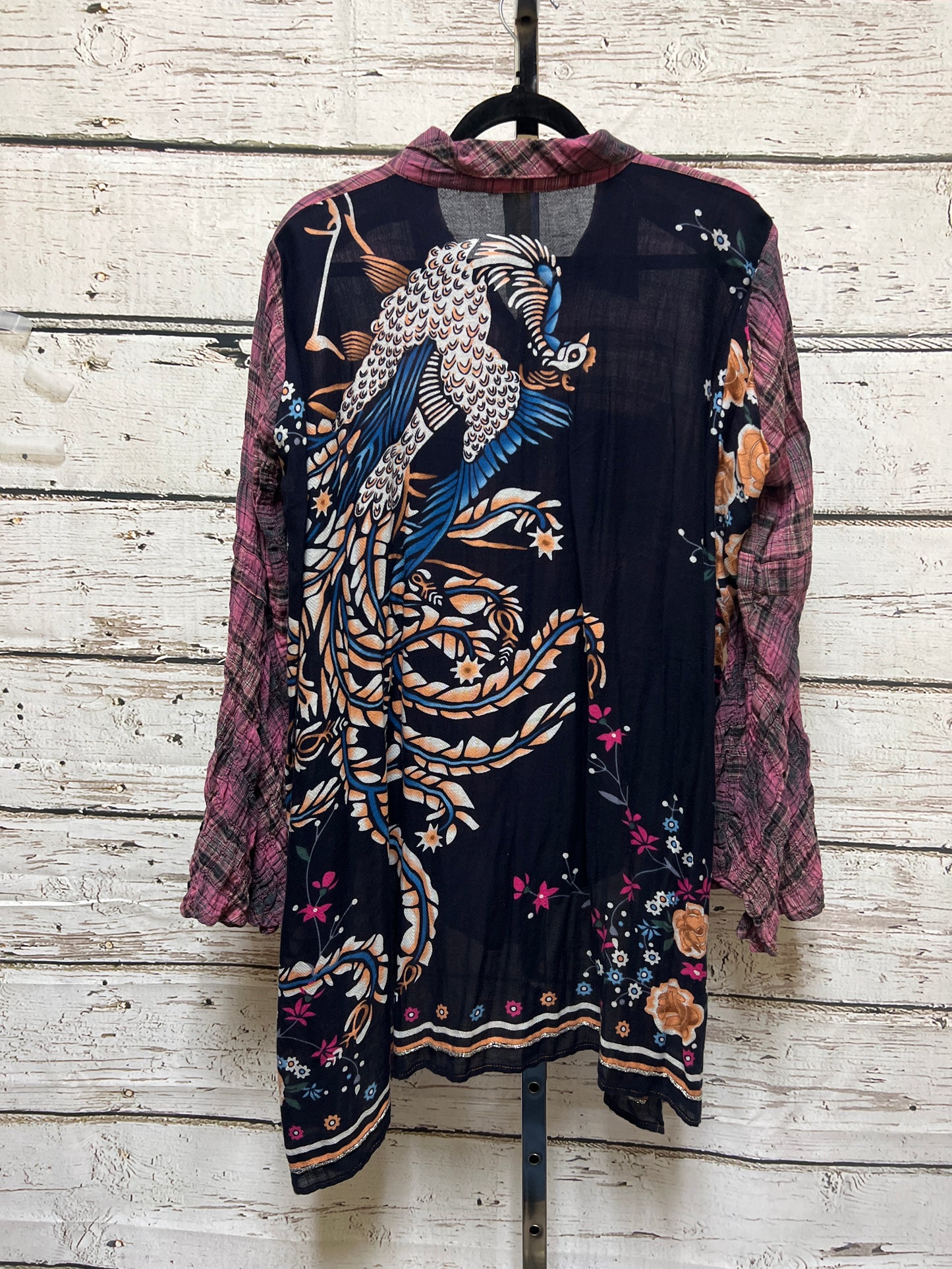 Tunic Long Sleeve By Aratta Silent Journey Size: L