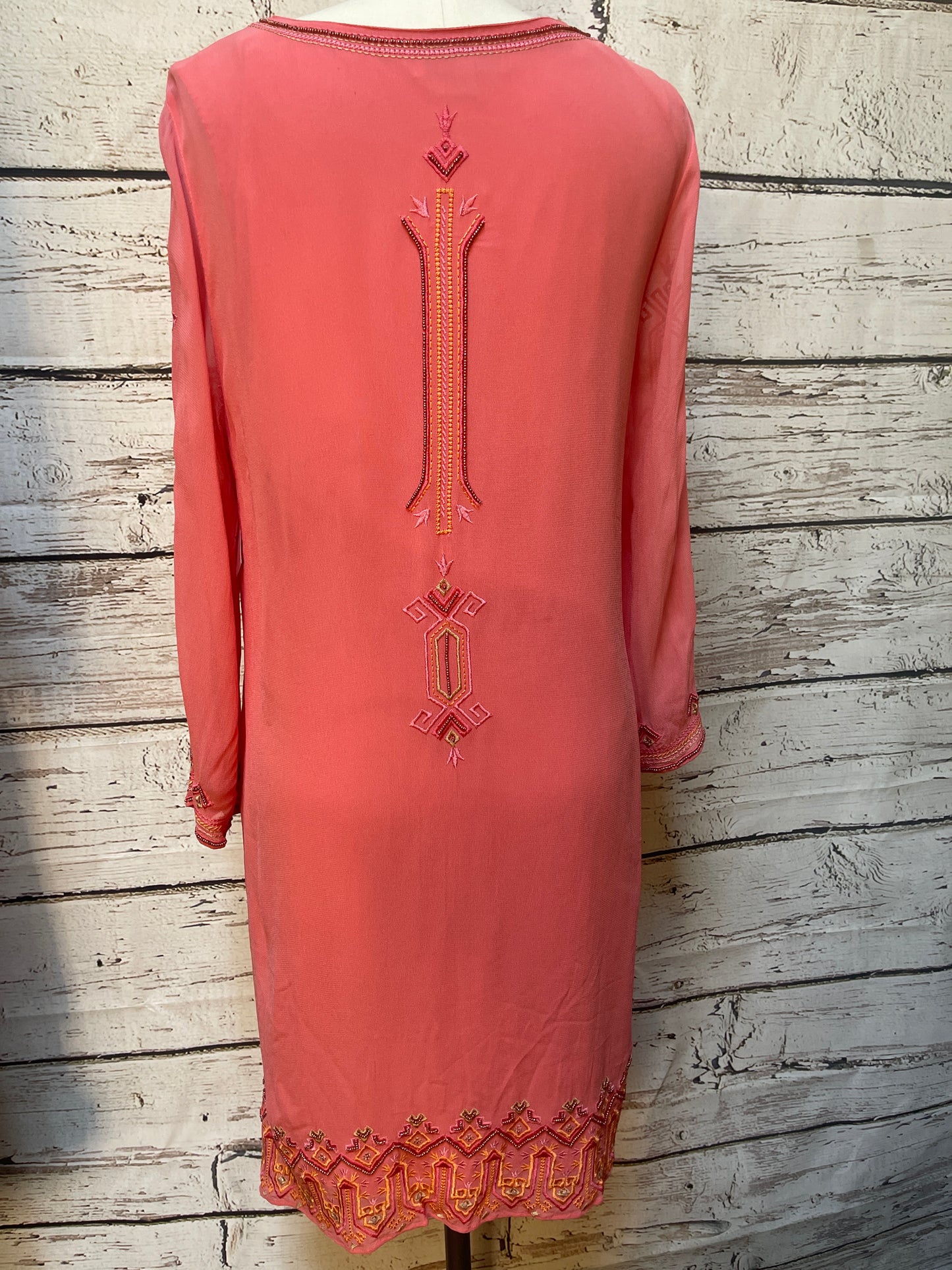 Dress Party Short By Sigrid Olsen In Coral, Size: 4