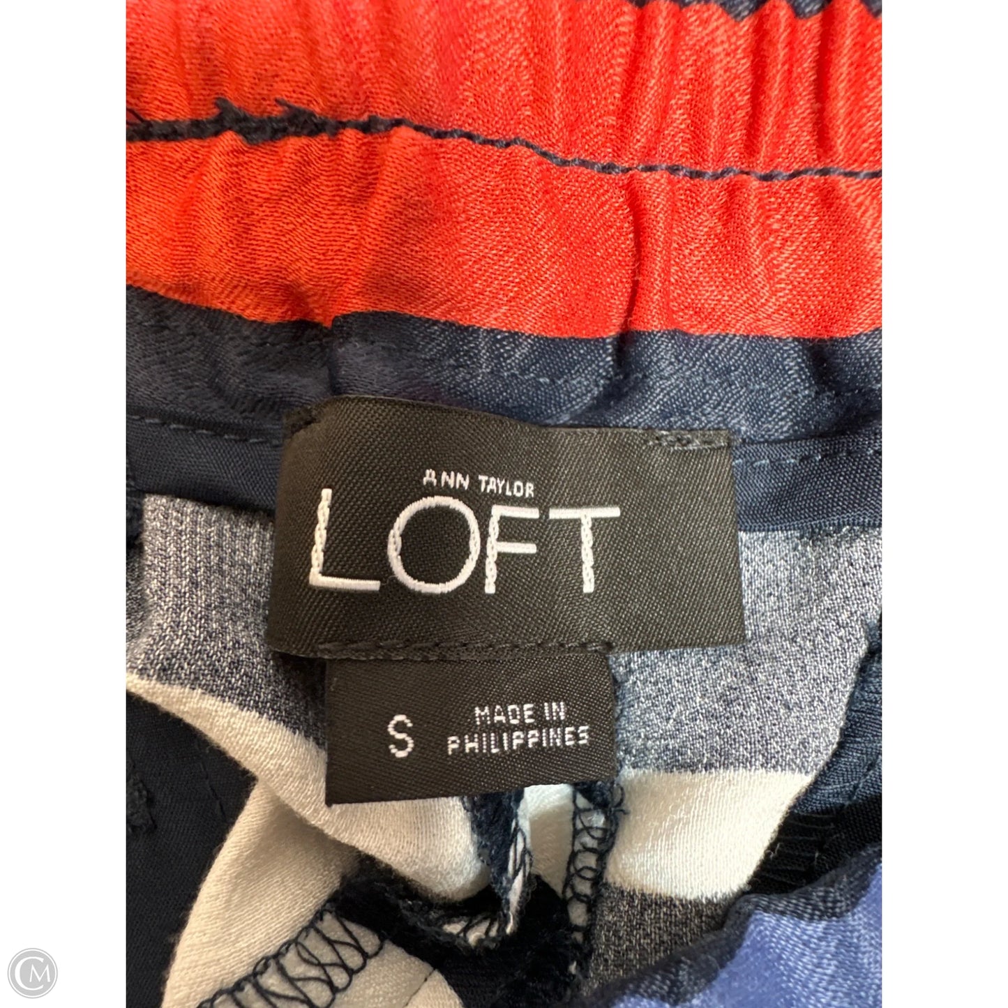 Pants Dress By Loft In Striped Pattern, Size: S