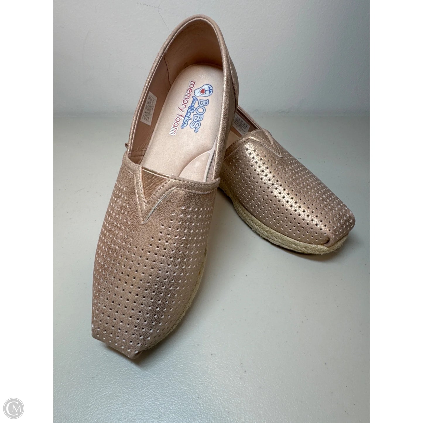Shoes Heels Platform By Bobs In Rose Gold, Size: 9