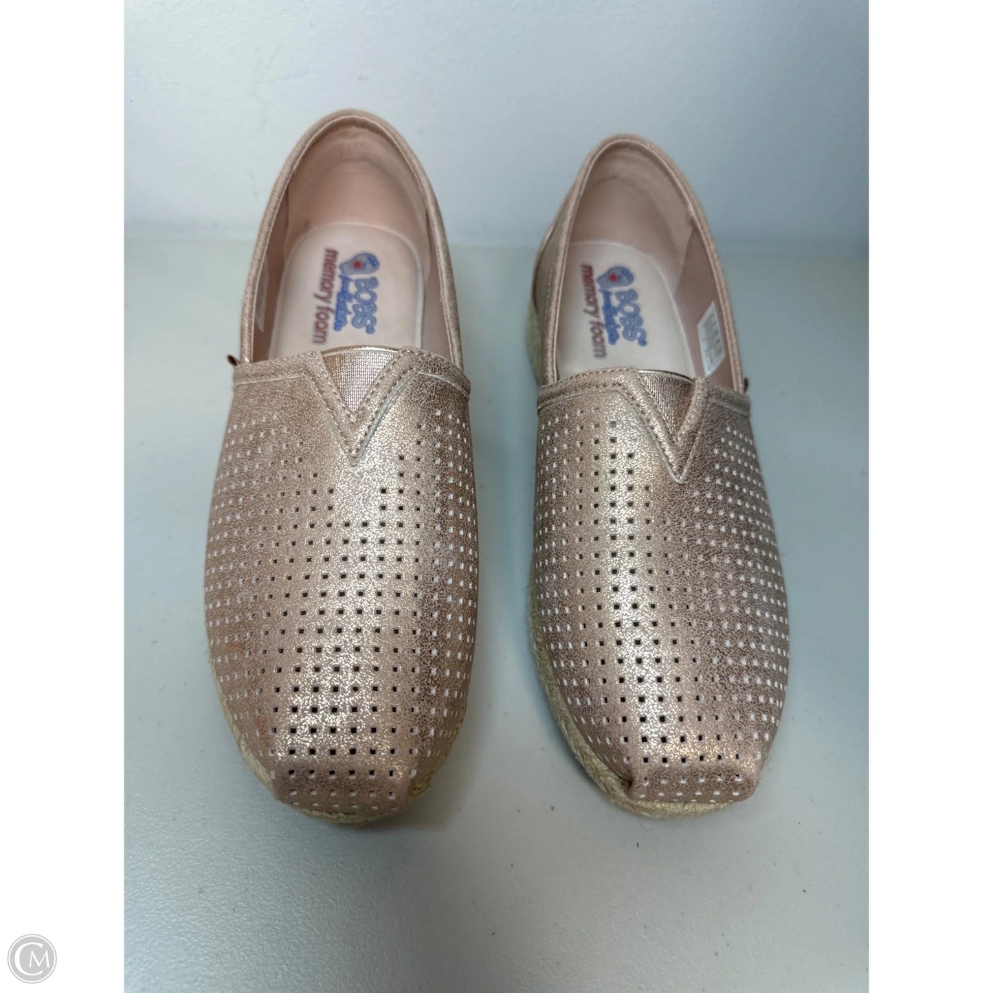Shoes Heels Platform By Bobs In Rose Gold, Size: 9