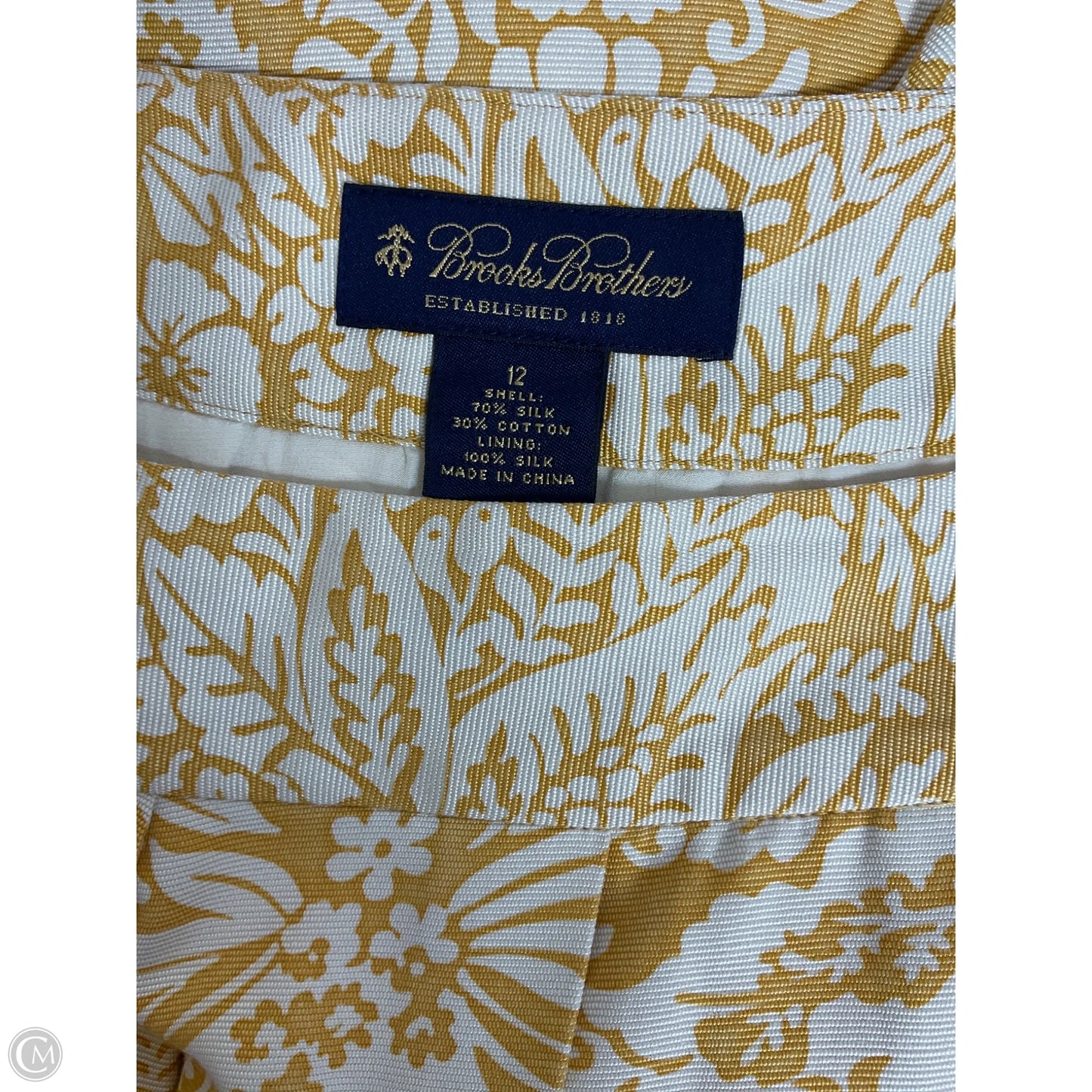 Skirt Mini & Short By Brooks Brothers In Floral Print, Size: 12