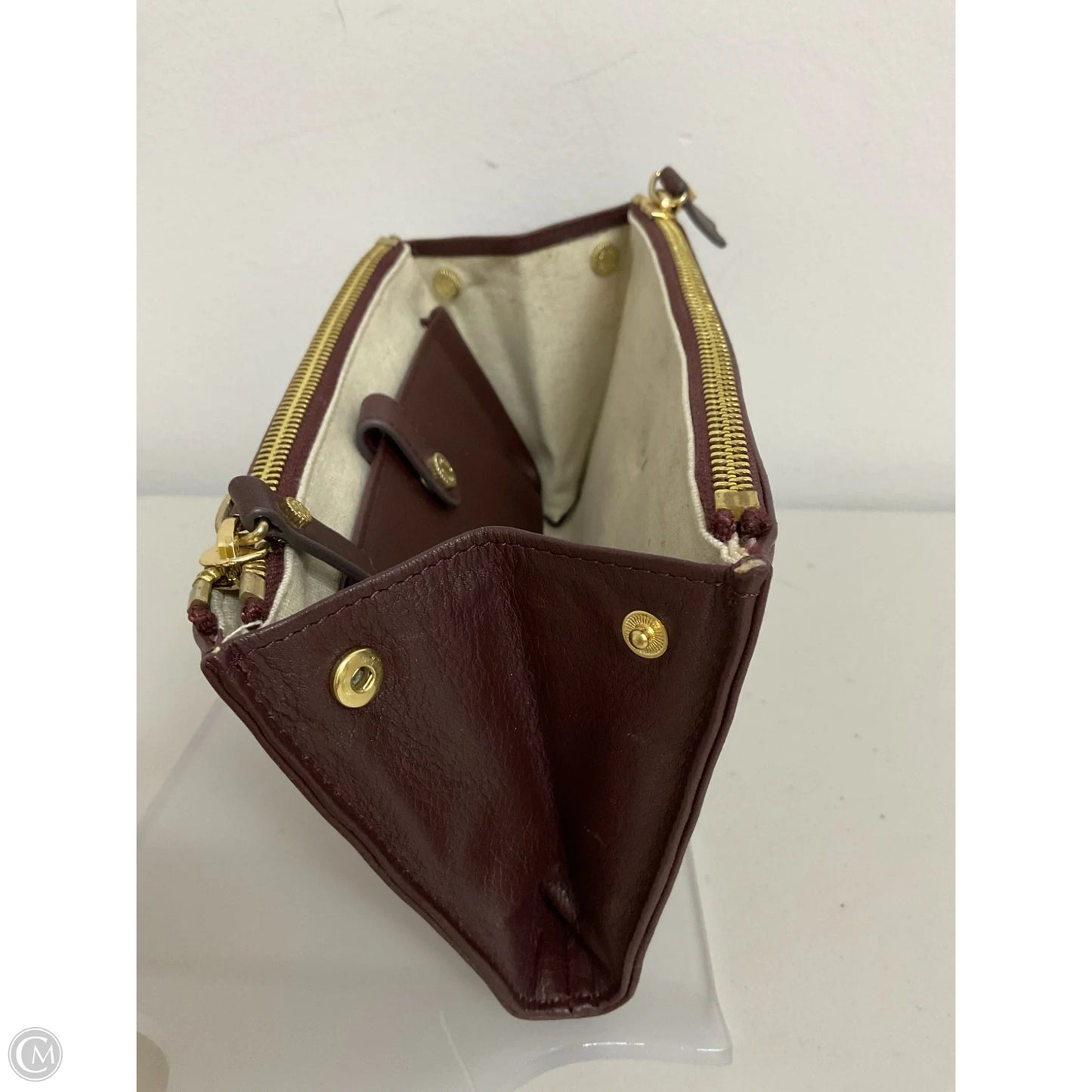 Wallet Leather By Cma, Size: Large