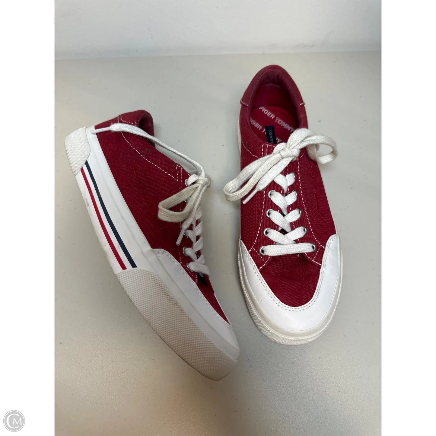 Shoes Sneakers By Tommy Hilfiger In Red, Size: 8