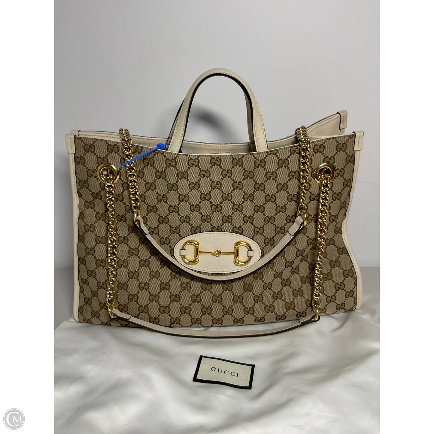 Tote Luxury Designer By Gucci, Size: Large