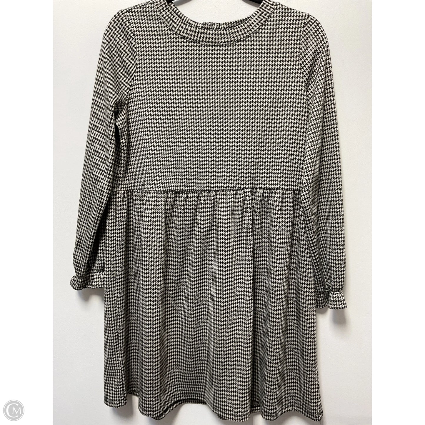 Dress Work By Loft In Black & Tan, Size: M