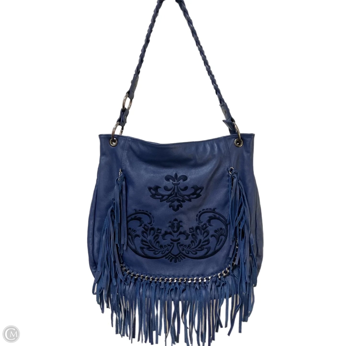 Handbag Leather By Sharif, Size: Large