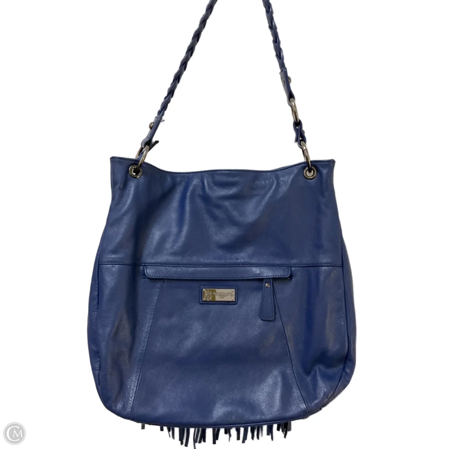 Handbag Leather By Sharif, Size: Large