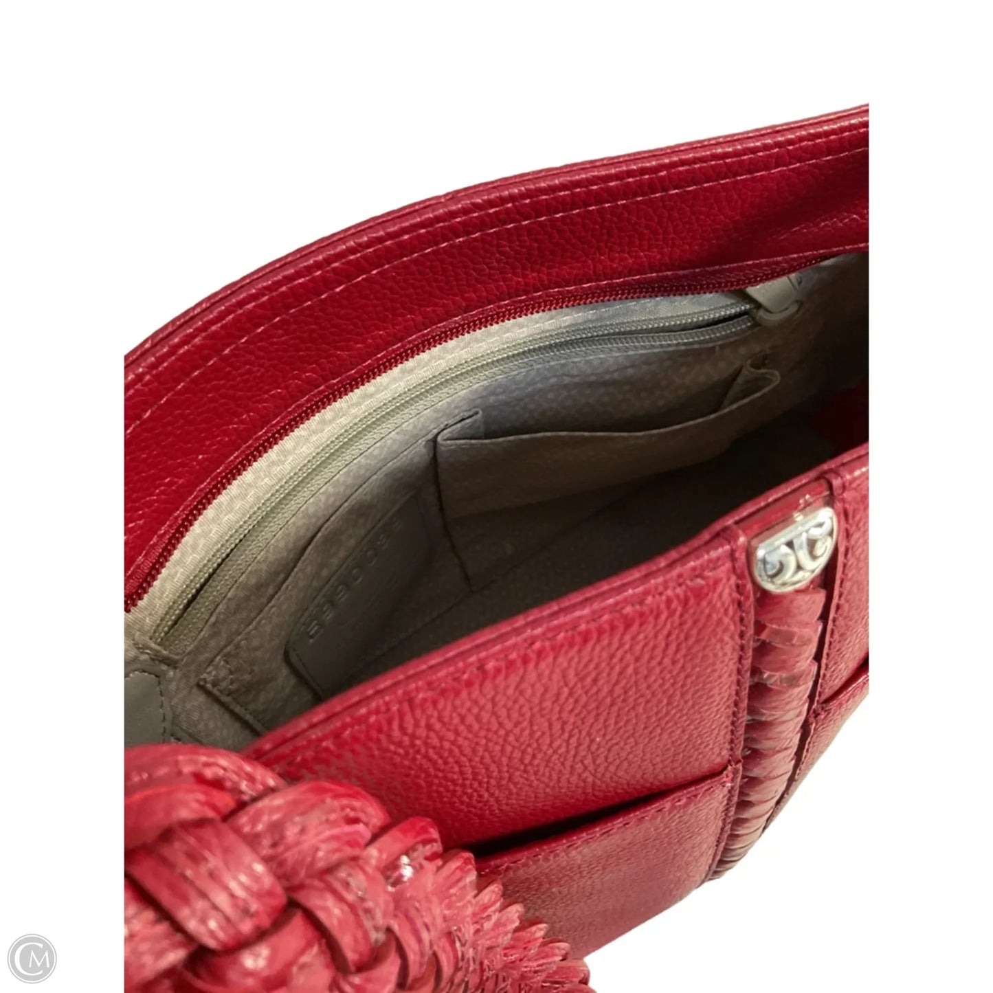 Handbag Leather By Brighton, Size: Medium