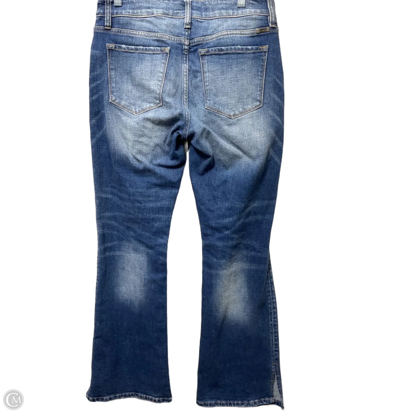 Jeans Flared By Kancan In Blue Denim, Size: 6