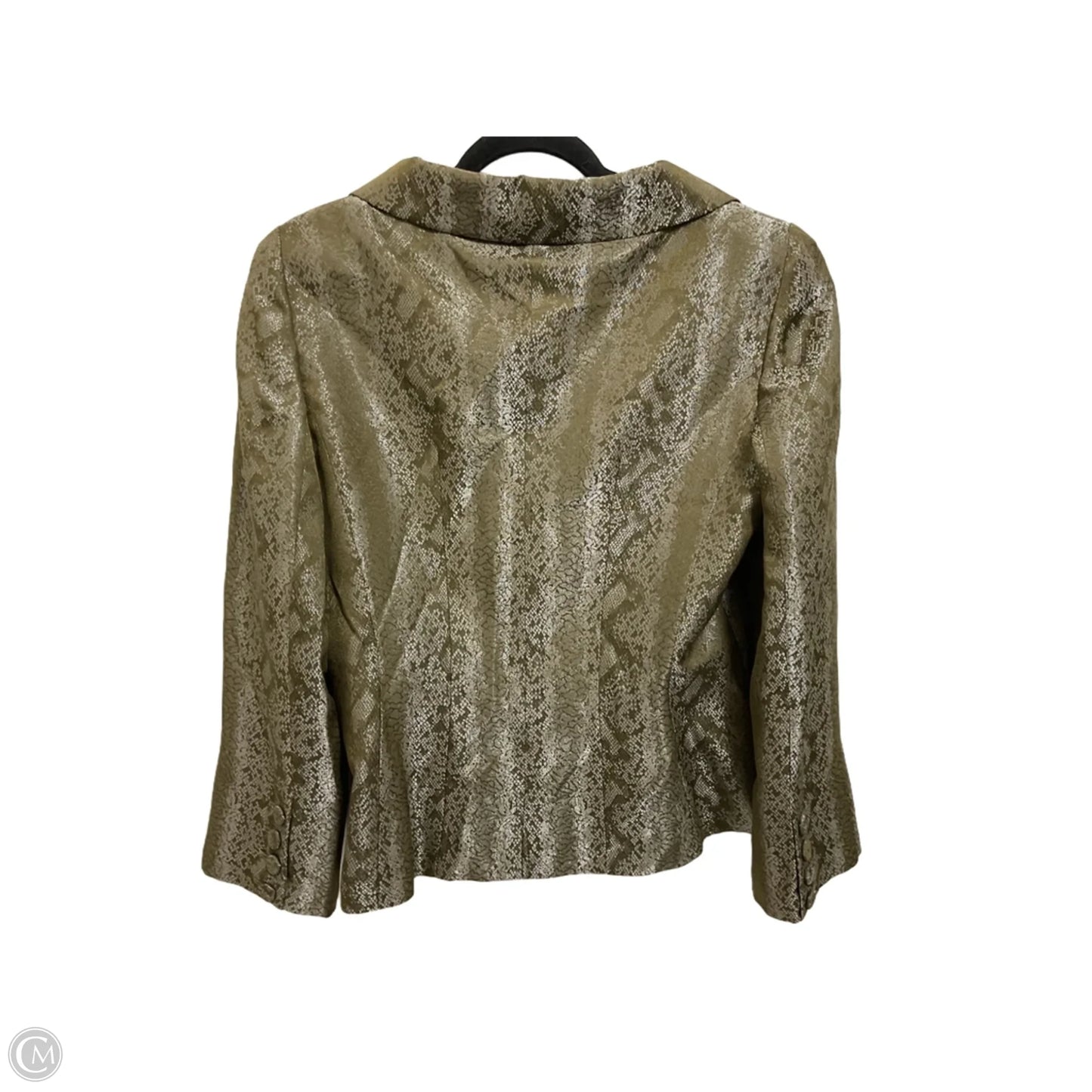 Blazer By Cma In Snakeskin Print, Size: L