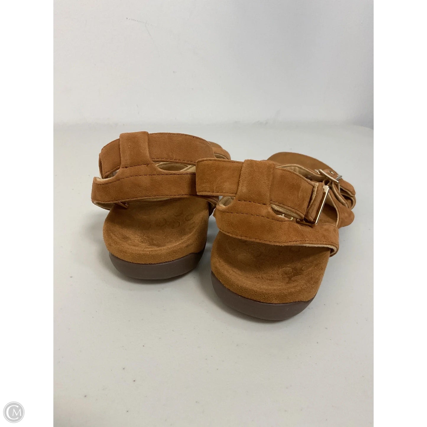 Sandals Flats By Vionic In Tan, Size: 8