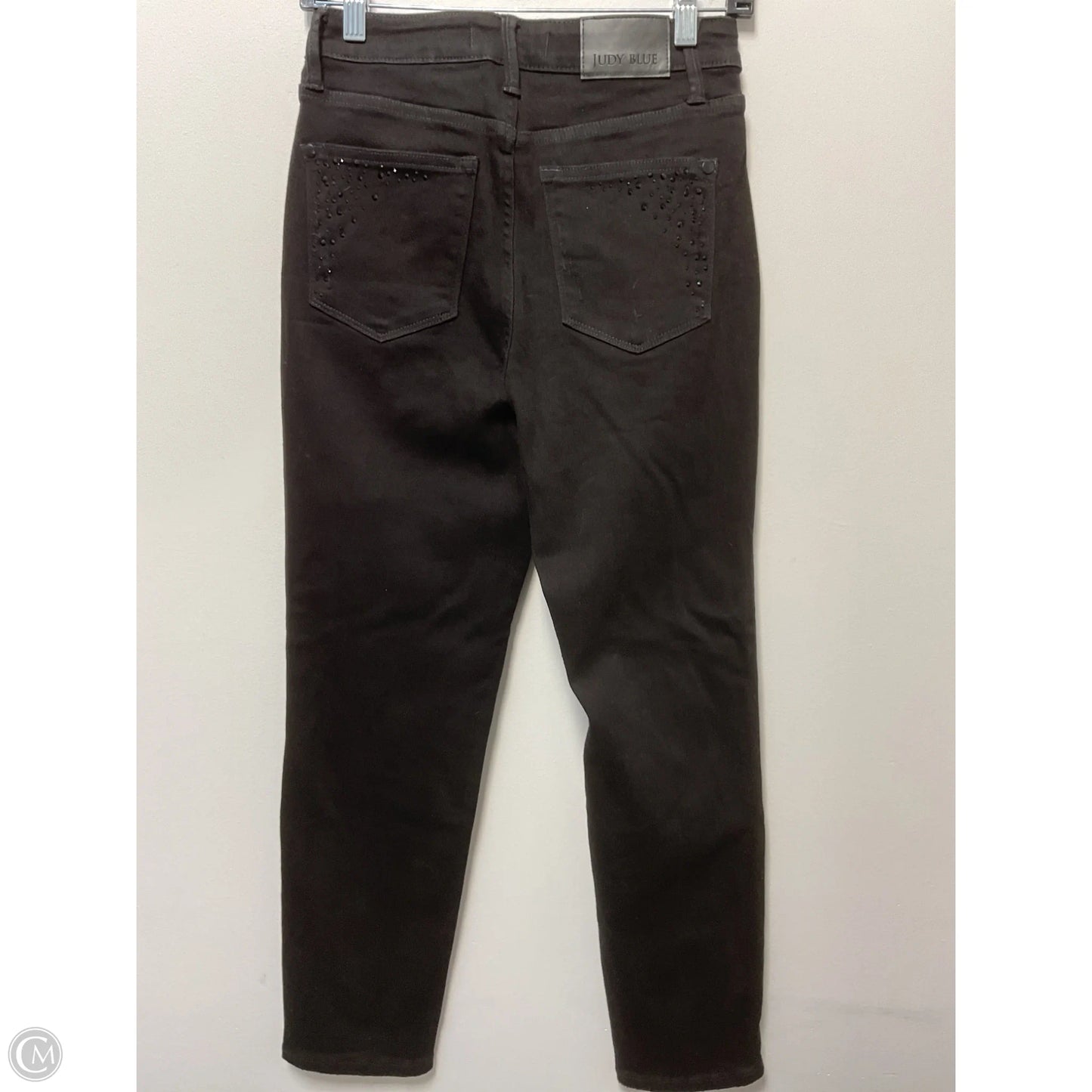 Jeans Skinny By Judy Blue In Black Denim, Size: 4