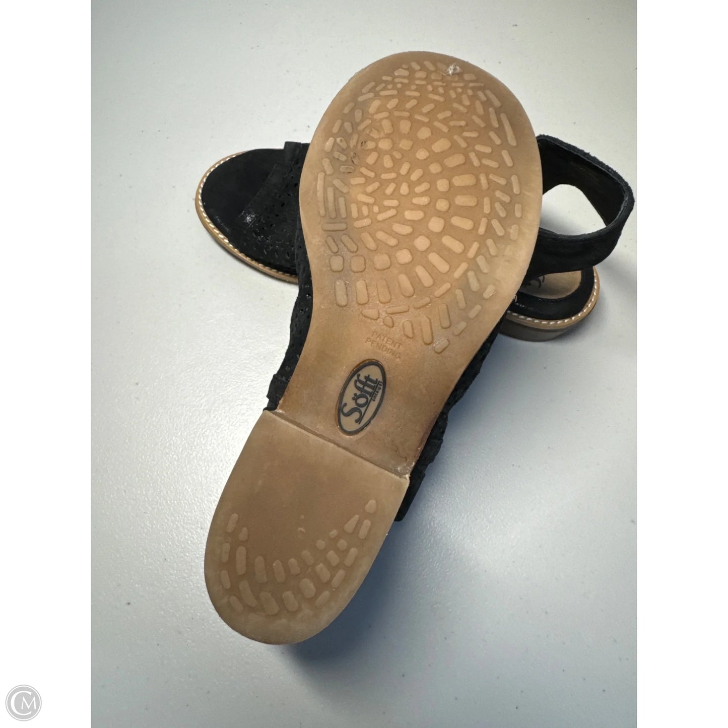 Sandals Flats By Sofft In Black, Size: 6