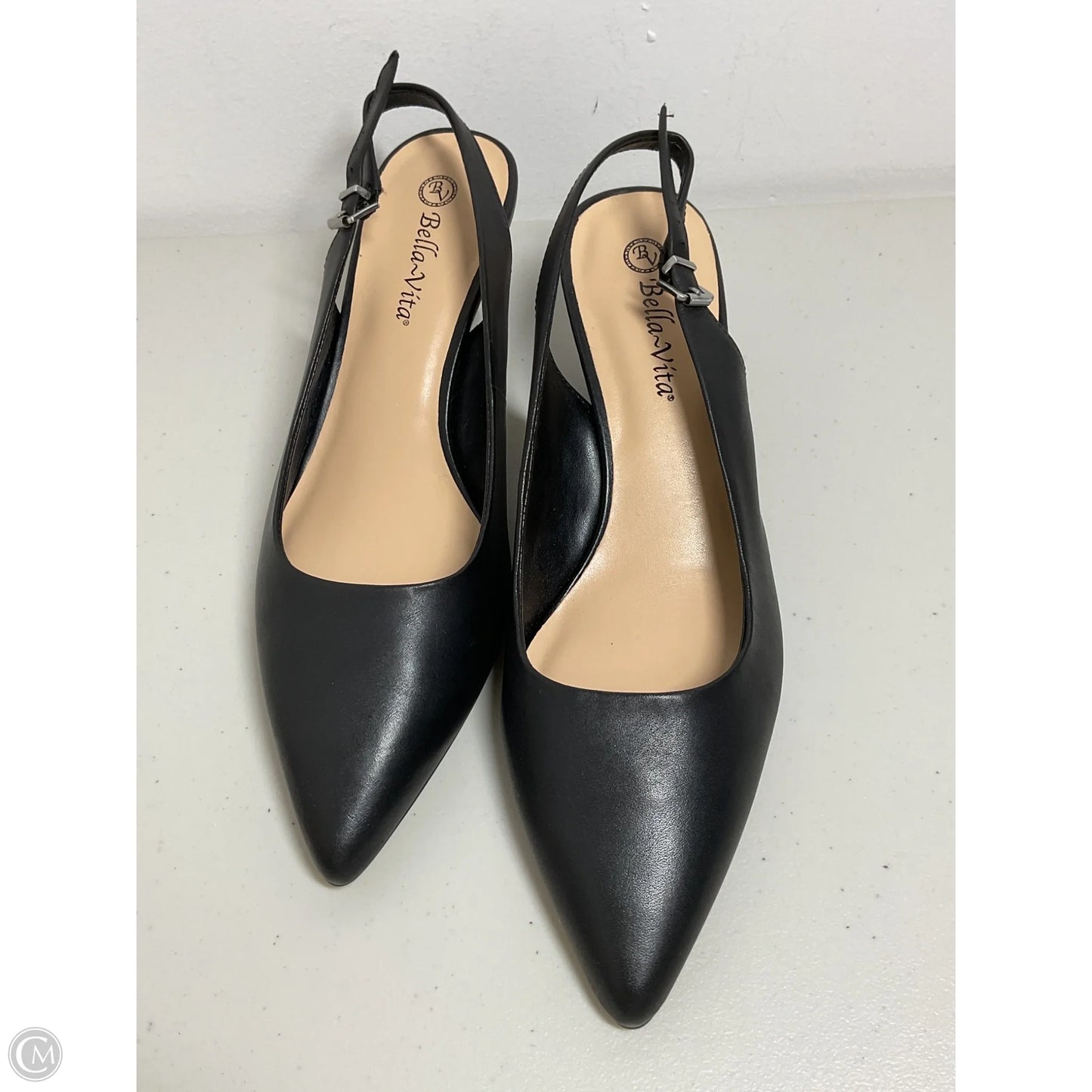 Shoes Heels Kitten By Cmc In Black, Size: 11