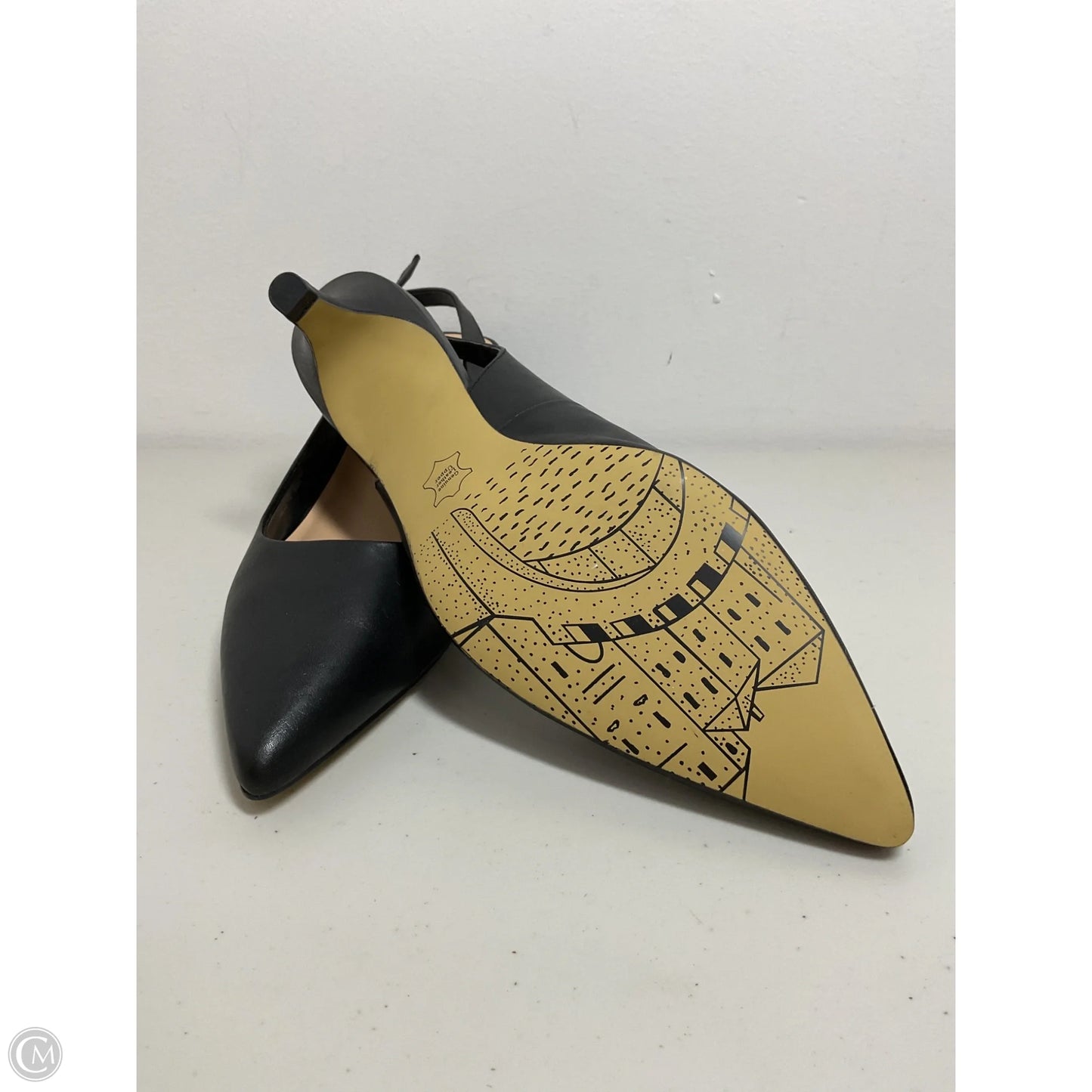 Shoes Heels Kitten By Cmc In Black, Size: 11