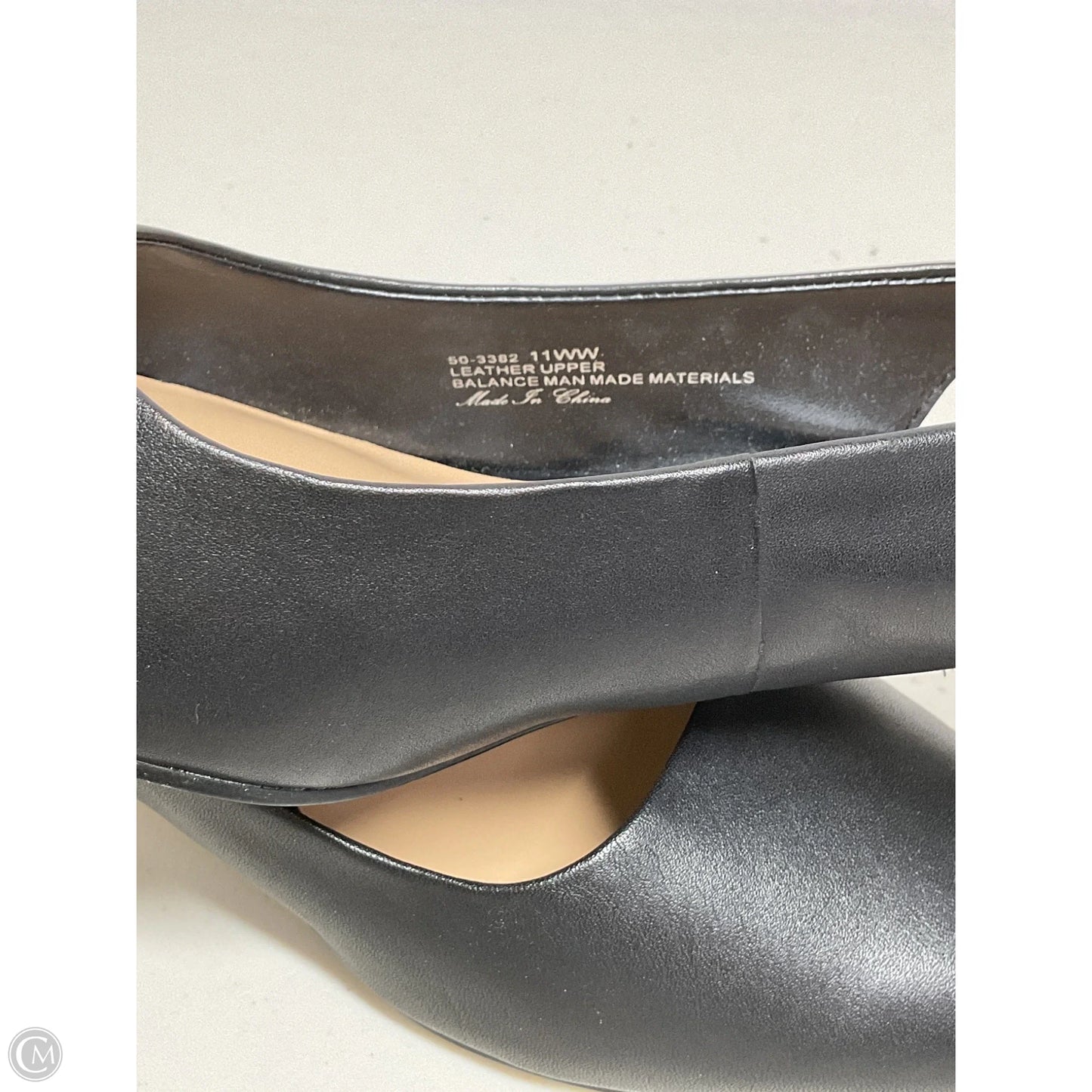 Shoes Heels Kitten By Cmc In Black, Size: 11