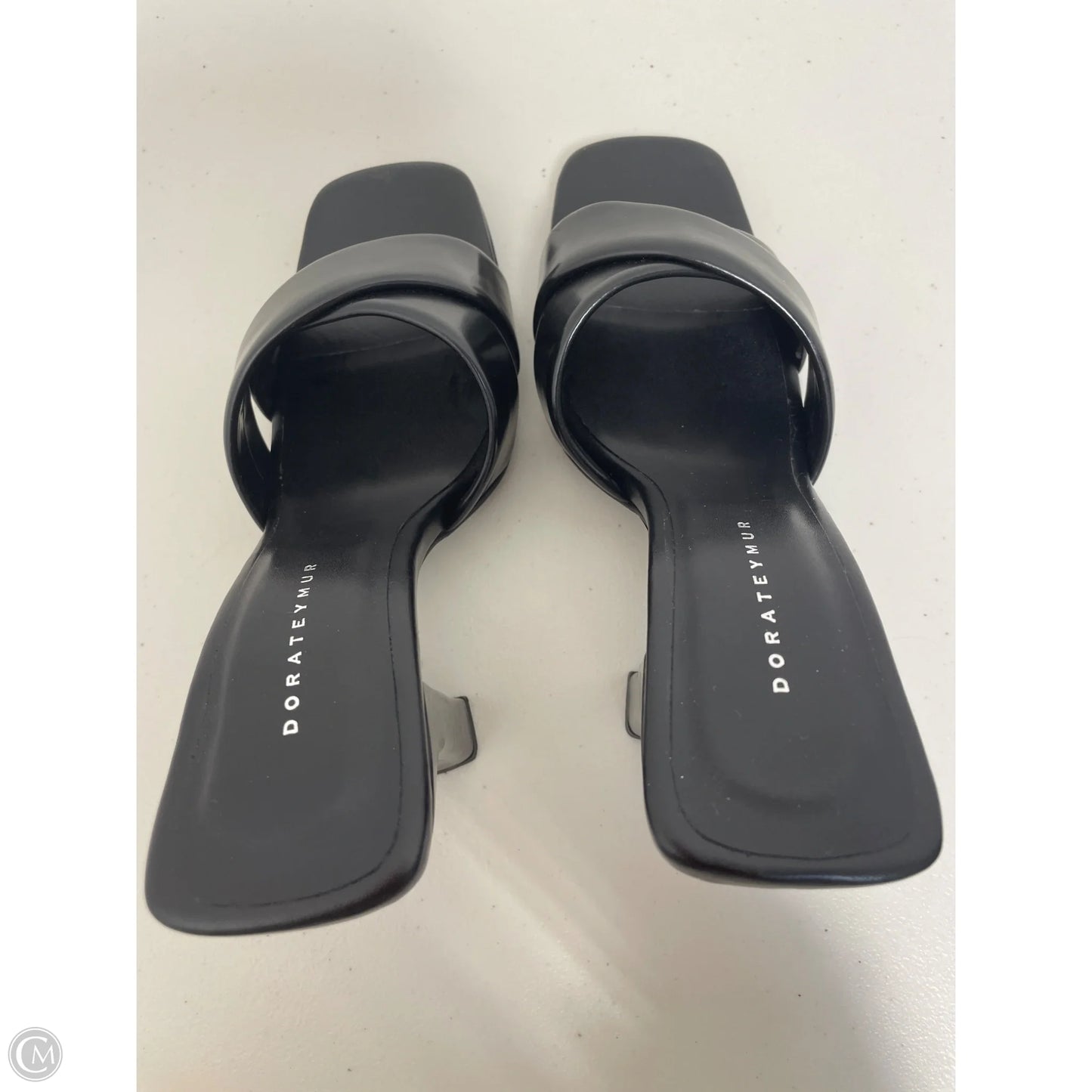 Sandals Heels Block By Cmc In Black, Size: 8.5
