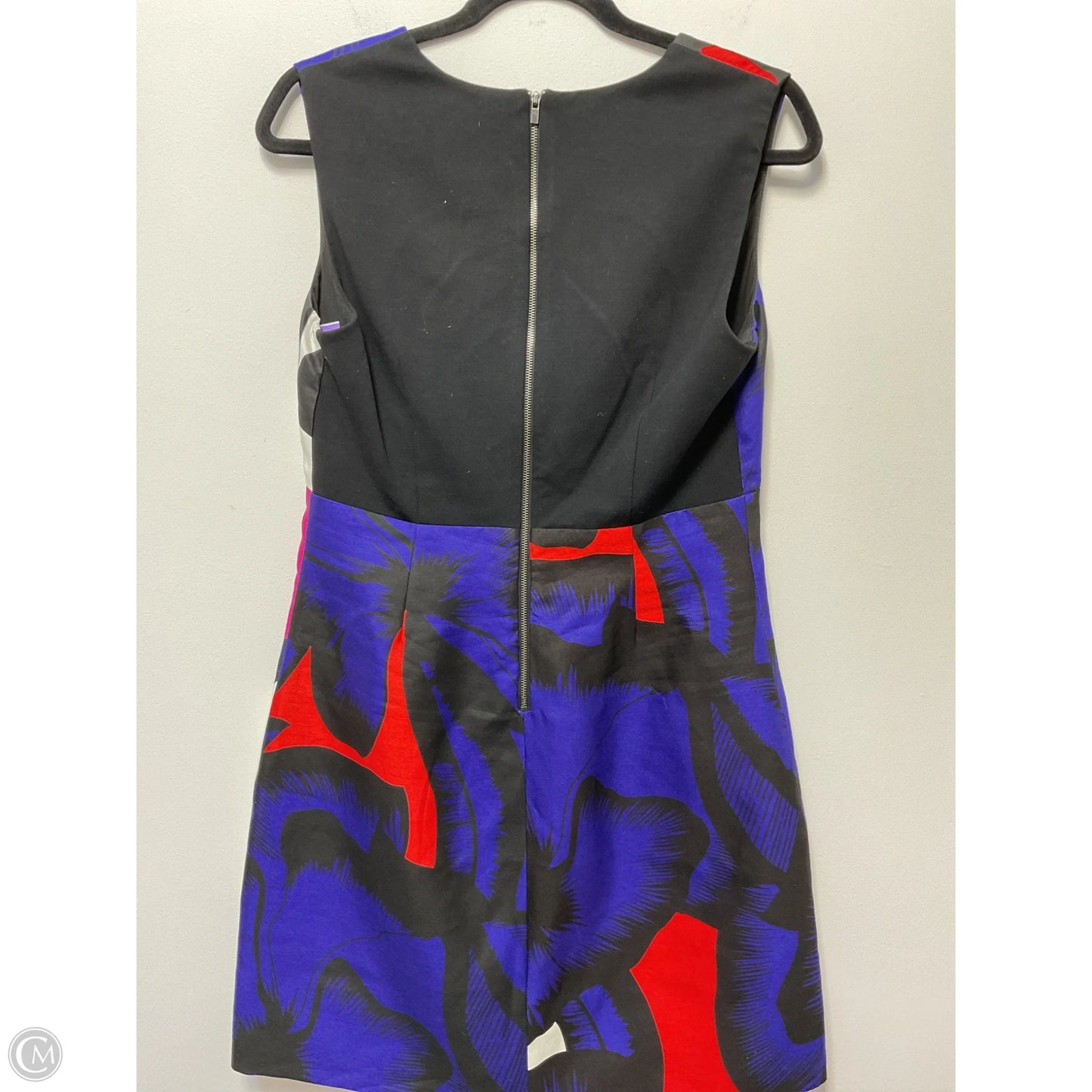 Dress Designer By Diane Von Furstenberg In Black & Blue, Size: M