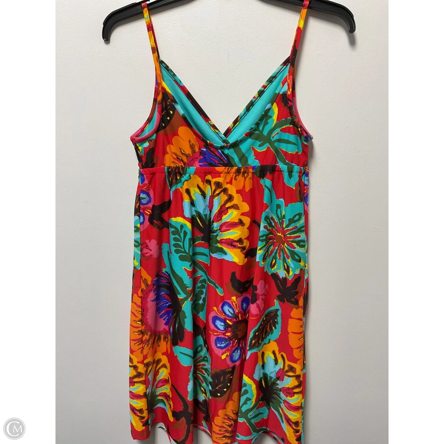 Swimwear Cover-up By Lucky Brand In Tropical Print, Size: Xs
