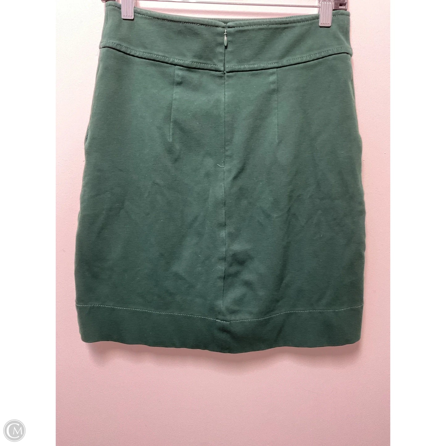 Skirt Mini & Short By Ann Taylor In Green, Size: S