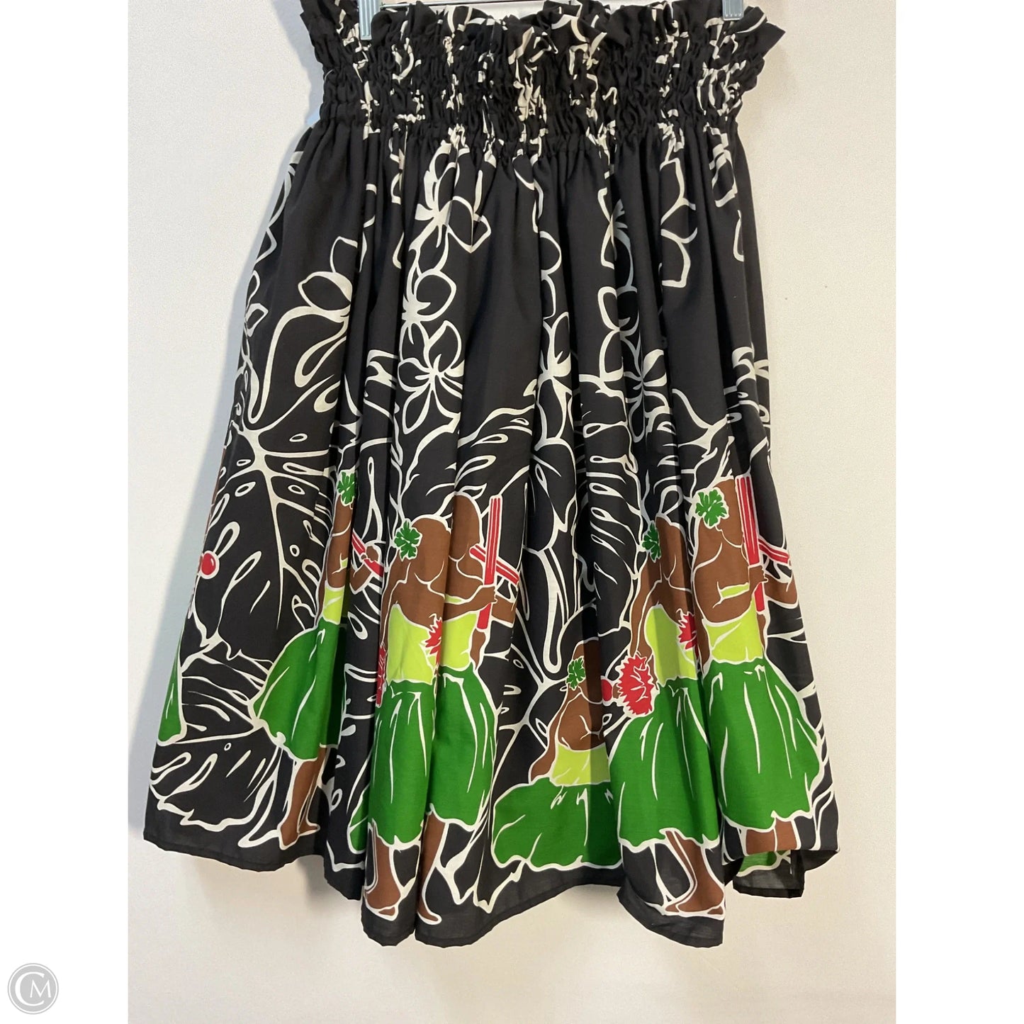 Skirt Midi By Clothes Mentor In Tropical Print, Size: Osfm