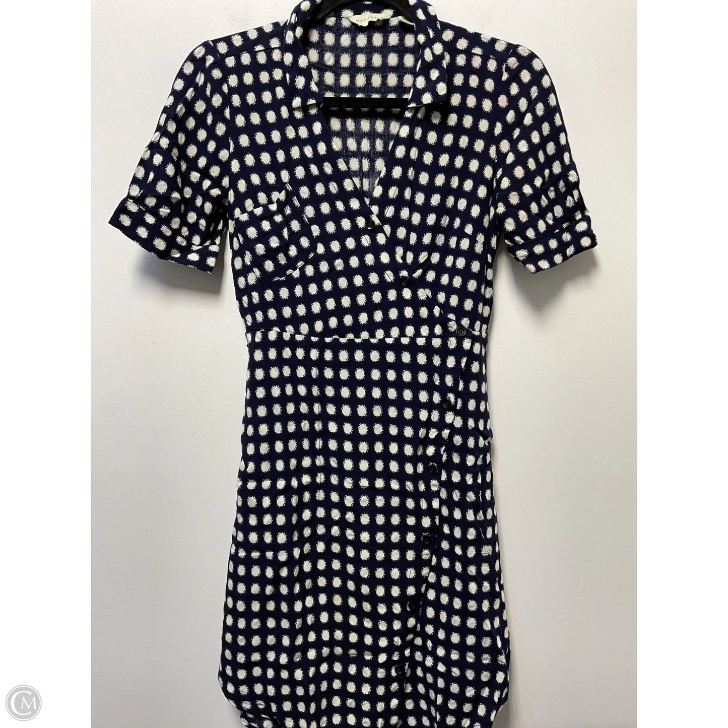 Dress Casual Midi By Cmc In Polkadot Pattern, Size: S