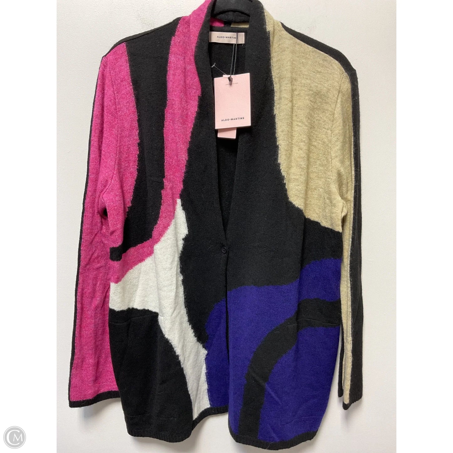 Sweater Cardigan By Aldomartins In Black, Size: L