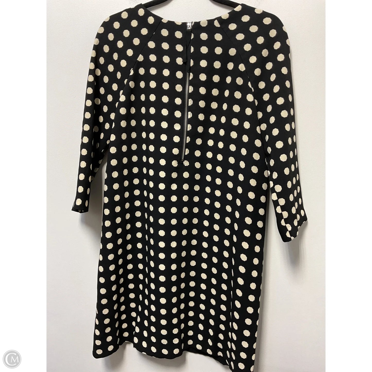 Dress Casual Midi By Cmc In Black & Cream, Size: S