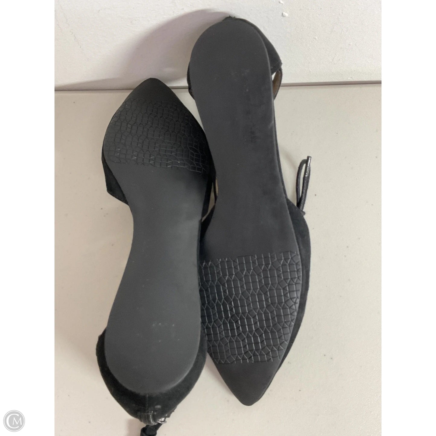 Shoes Flats By Clothes Mentor In Black, Size: 8.5