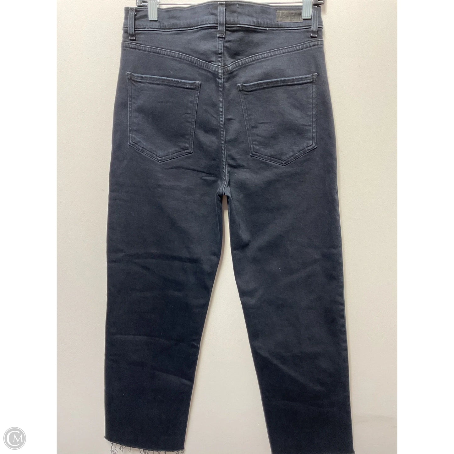Jeans Straight By Le Jean In Black Denim, Size: 8