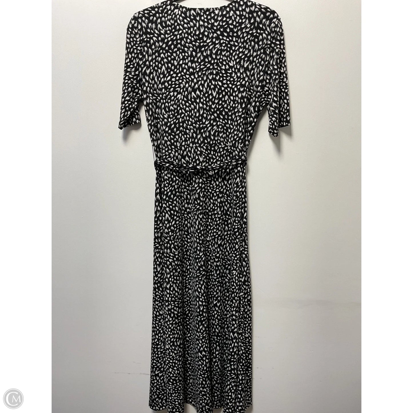 Dress Casual Midi By Preston And New York In Black & White, Size: M