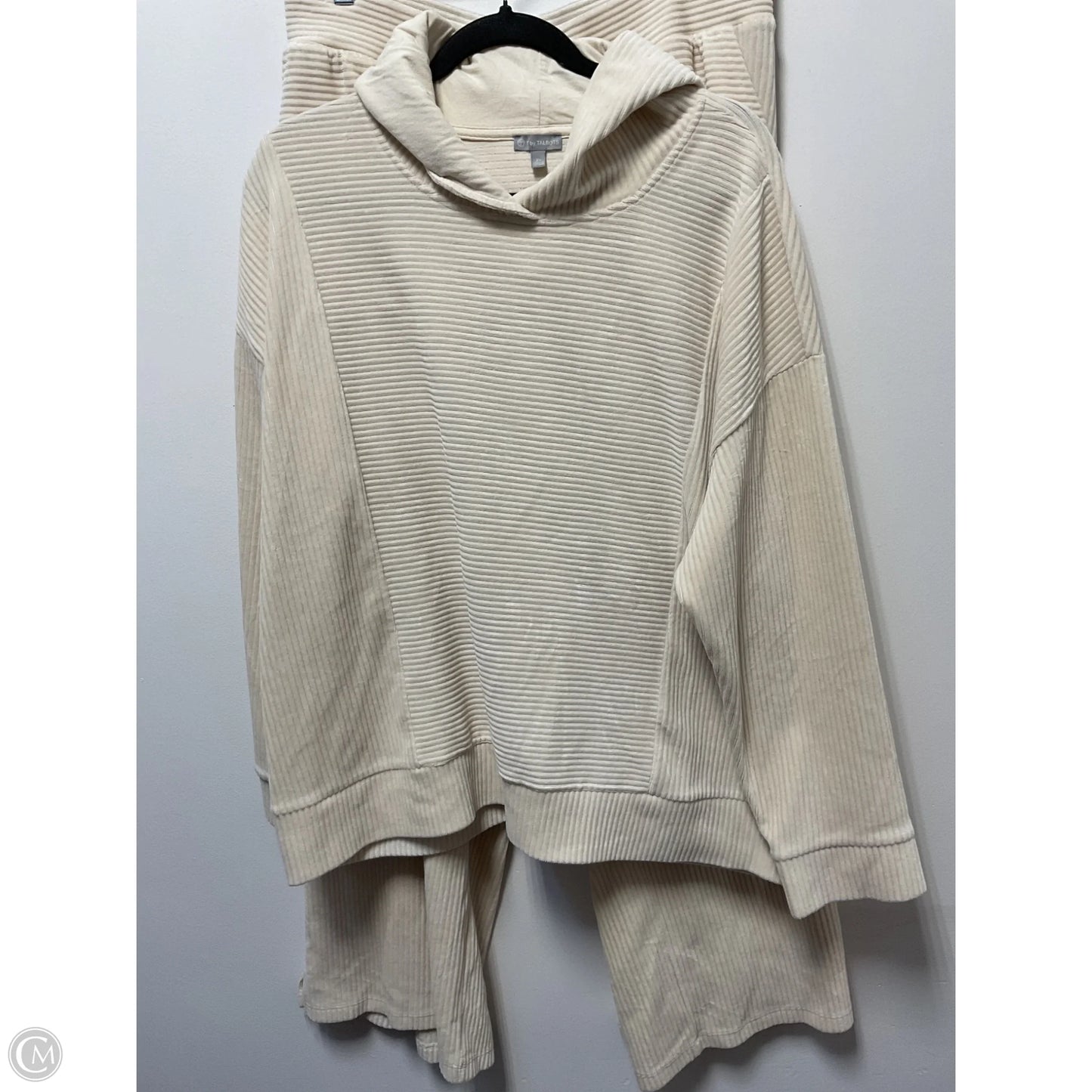 Pants Set 2pc By Talbots In Cream, Size: 2x
