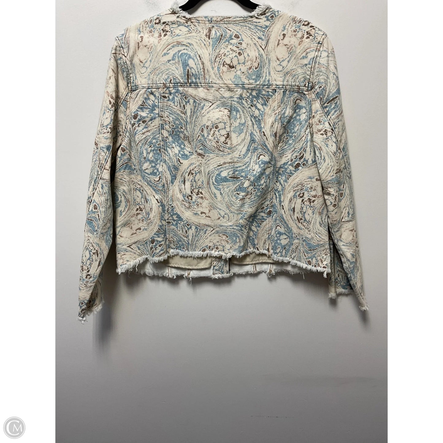Jacket Denim By Liverpool In Cream, Size: Xl