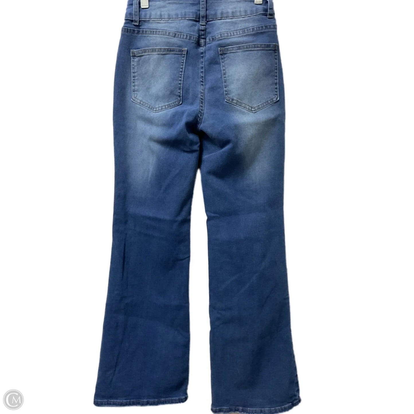 Jeans Flared By Clothes Mentor In Blue Denim, Size: S