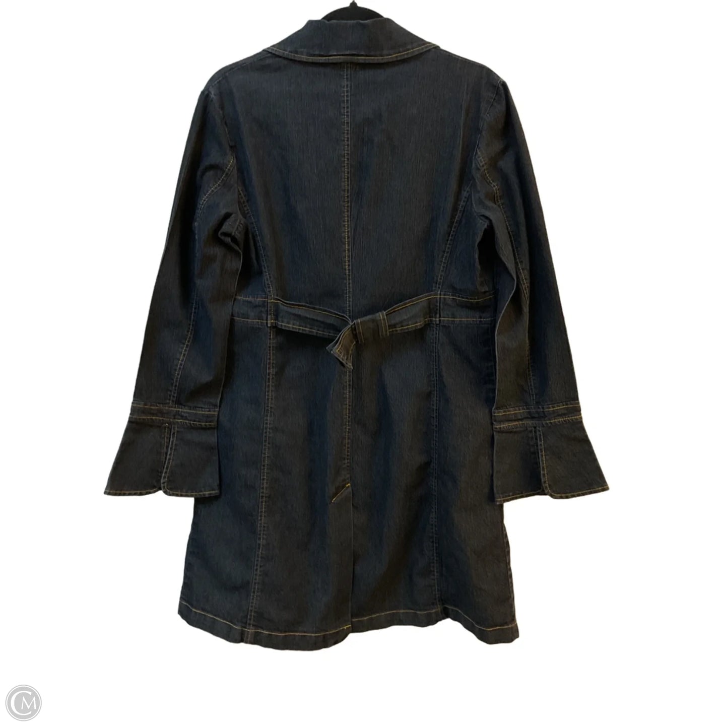 Jacket Denim By Bisou Bisou In Blue Denim, Size: M
