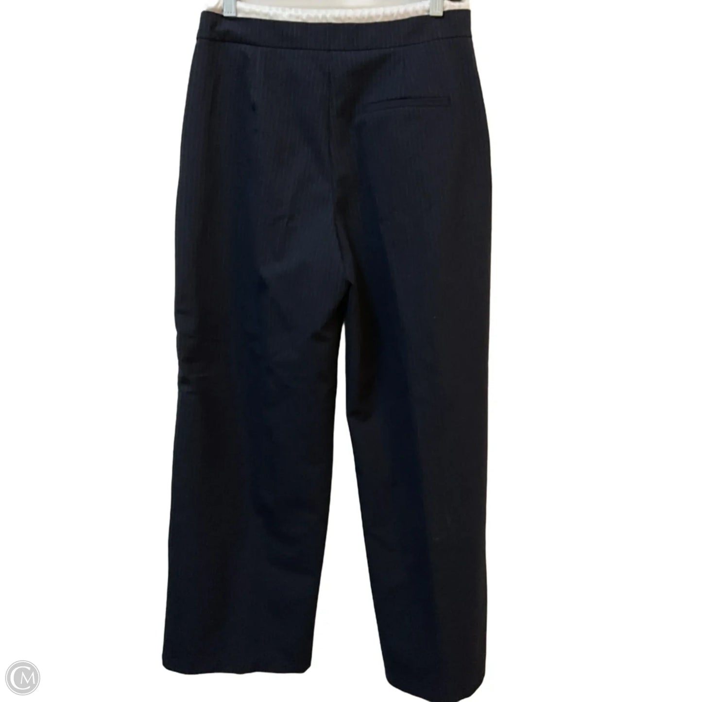 Pants Wide Leg By Zara In Navy, Size: S