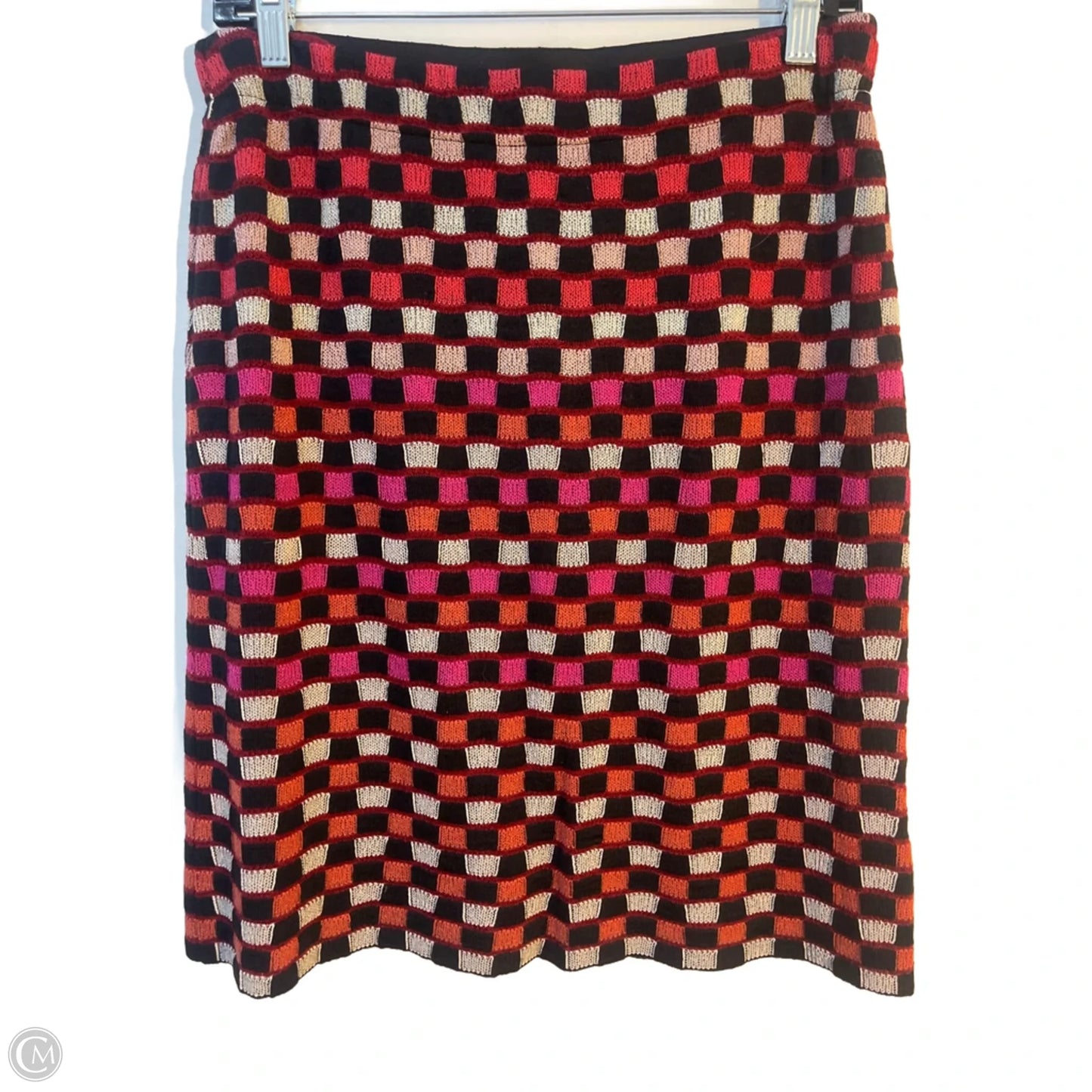 Skirt Midi By Aldomartins In Black & Pink, Size: M