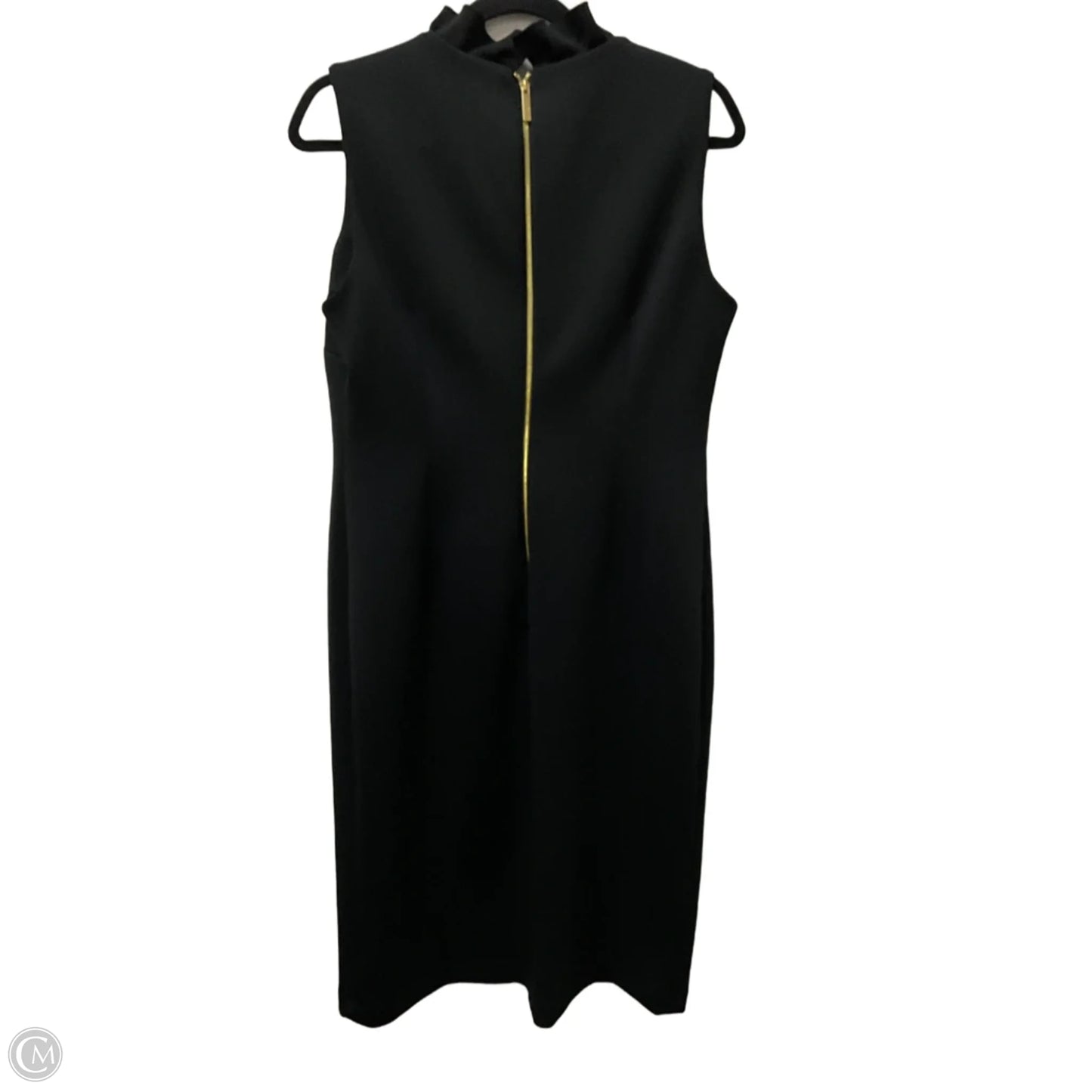 Dress Party Midi By Calvin Klein In Black, Size: L