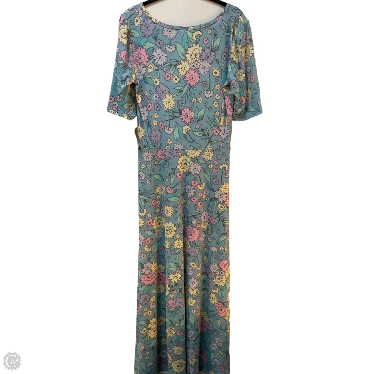 Dress Casual Maxi By Lularoe In Floral Print, Size: Xl
