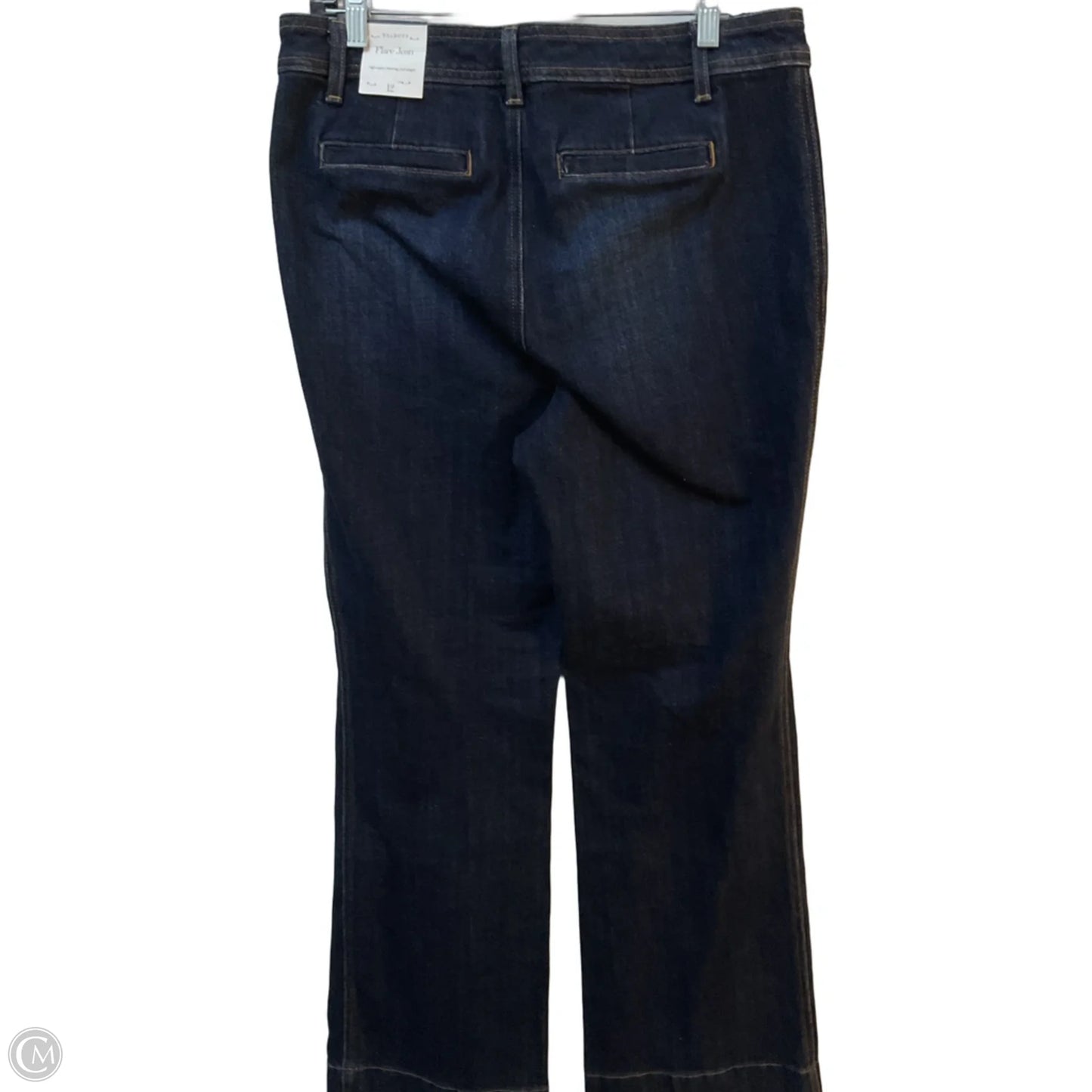 Jeans Flared By Talbots In Blue Denim, Size: 12