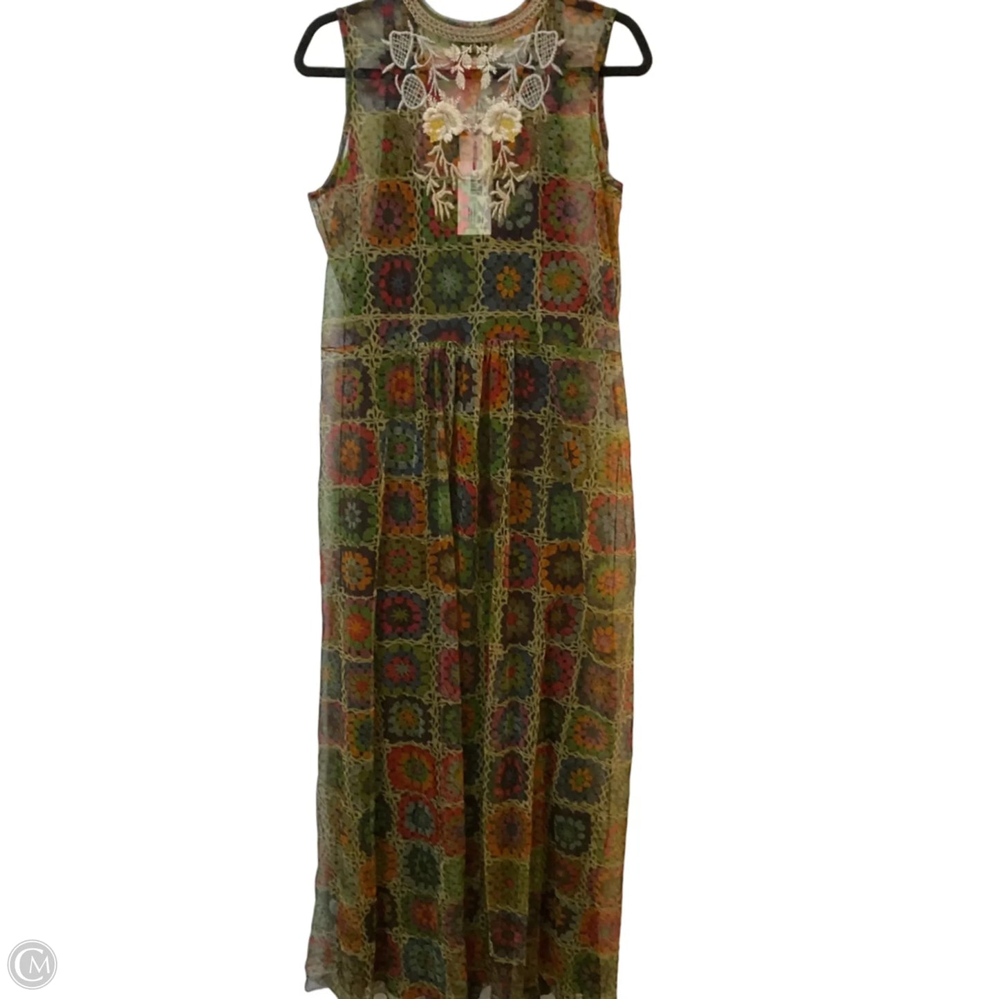 Dress Set 2pc By Johnny Was In Floral Print, Size: Xxl
