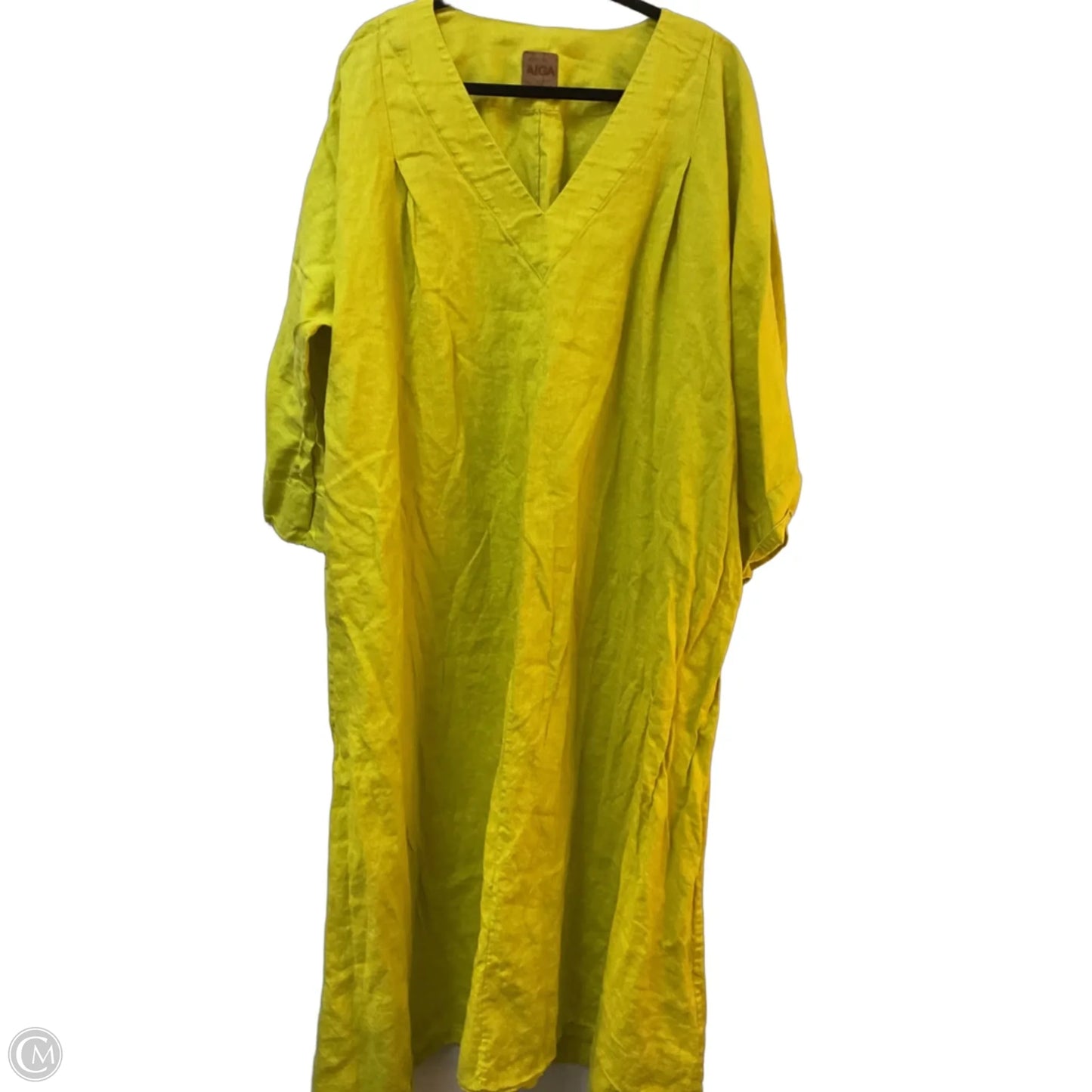 Tunic 3/4 Sleeve By Cmc In Chartreuse, Size: Xxl