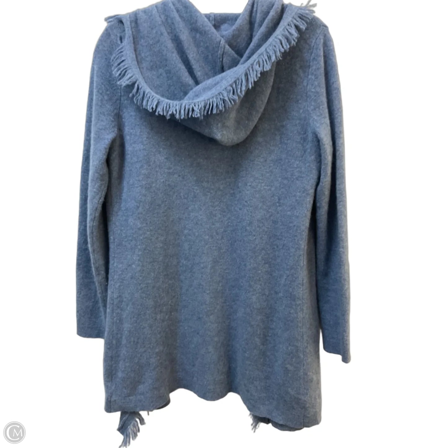 Sweater Cardigan Cashmere By White And Warren In Blue, Size: M