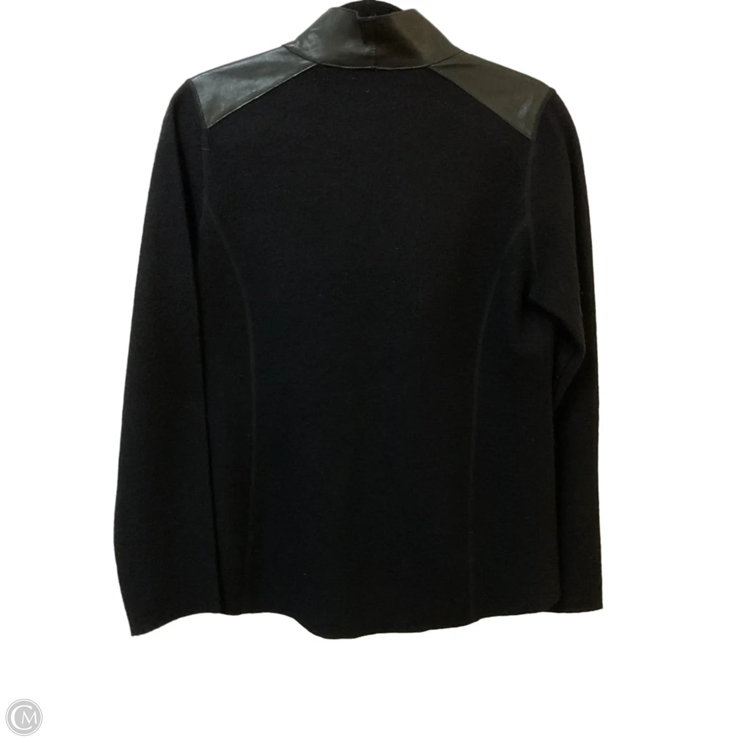 Sweater Cardigan By Eileen Fisher In Black, Size: S