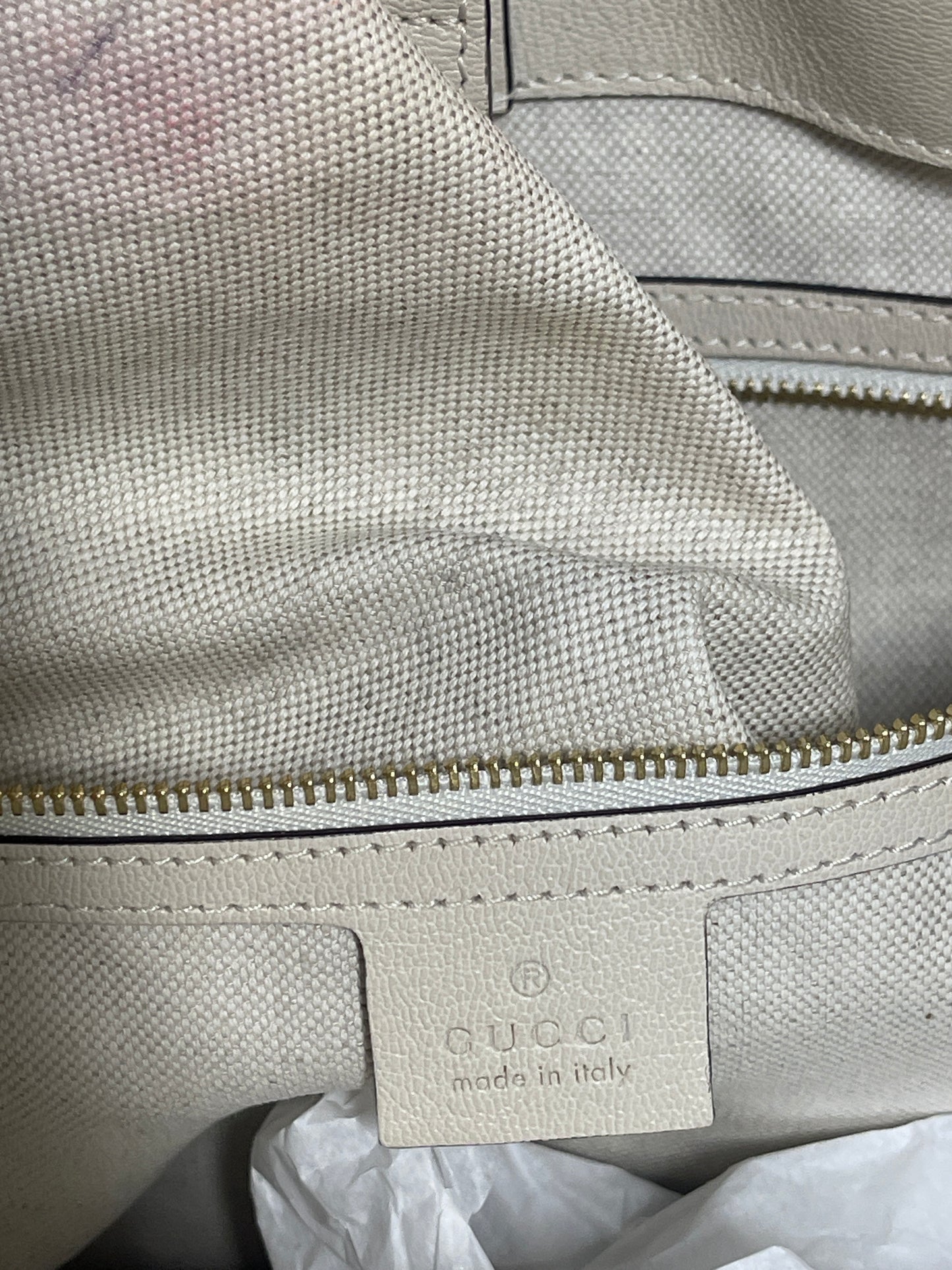 Tote Luxury Designer By Gucci, Size: Large